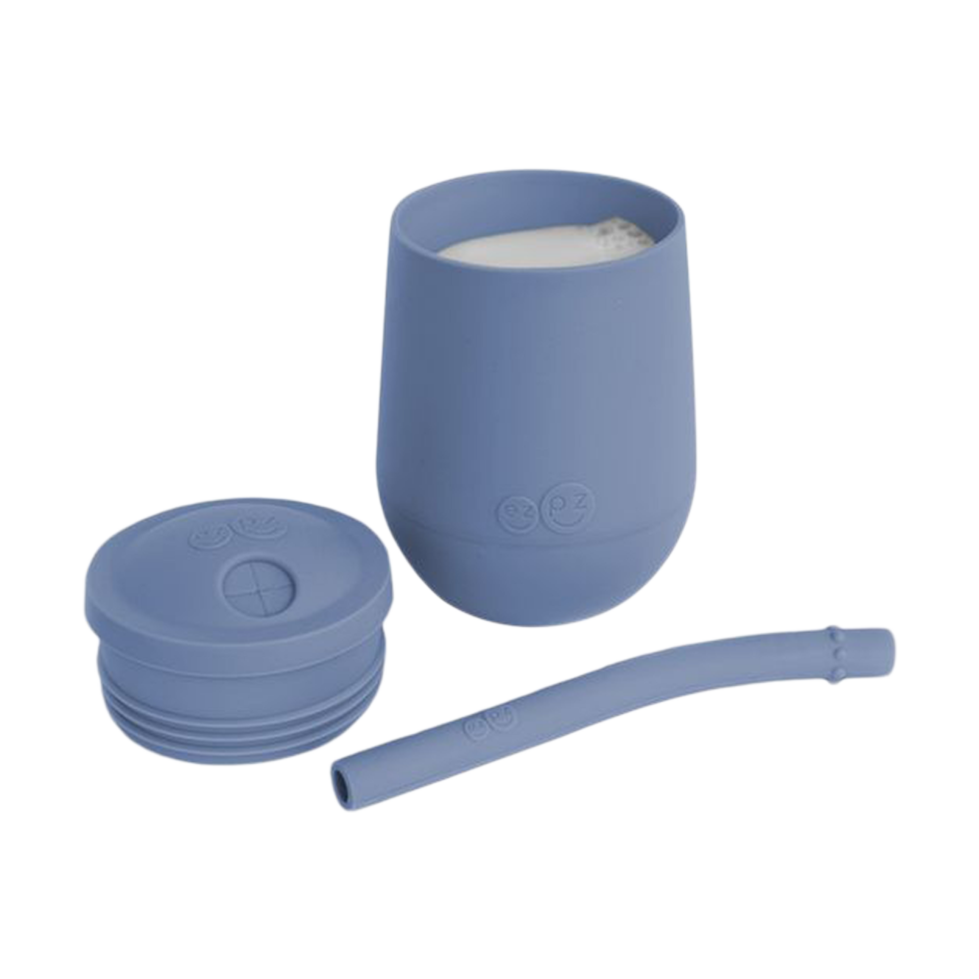 ezpz Mini Cup + Straw - Indigo.