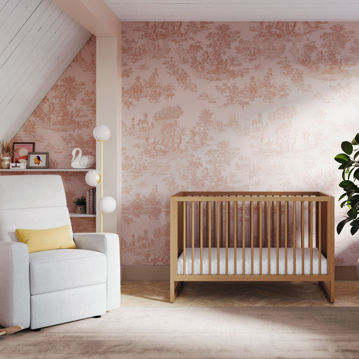 Nurture& The Newport Crib - Natural.