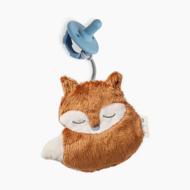 Itzy Ritzy Silicone Pacifier and Plush Pal - Fox.