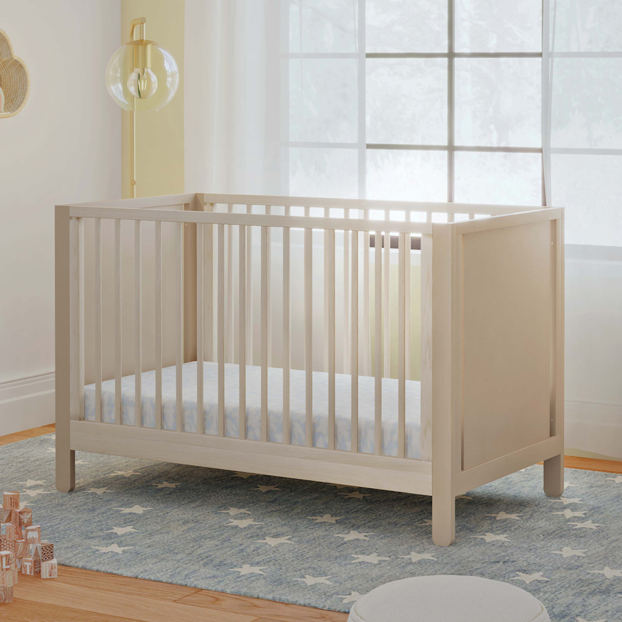Carter's by daVinci Marisol 4-in-1 Convertible Crib - Taupe/Washed Natural.