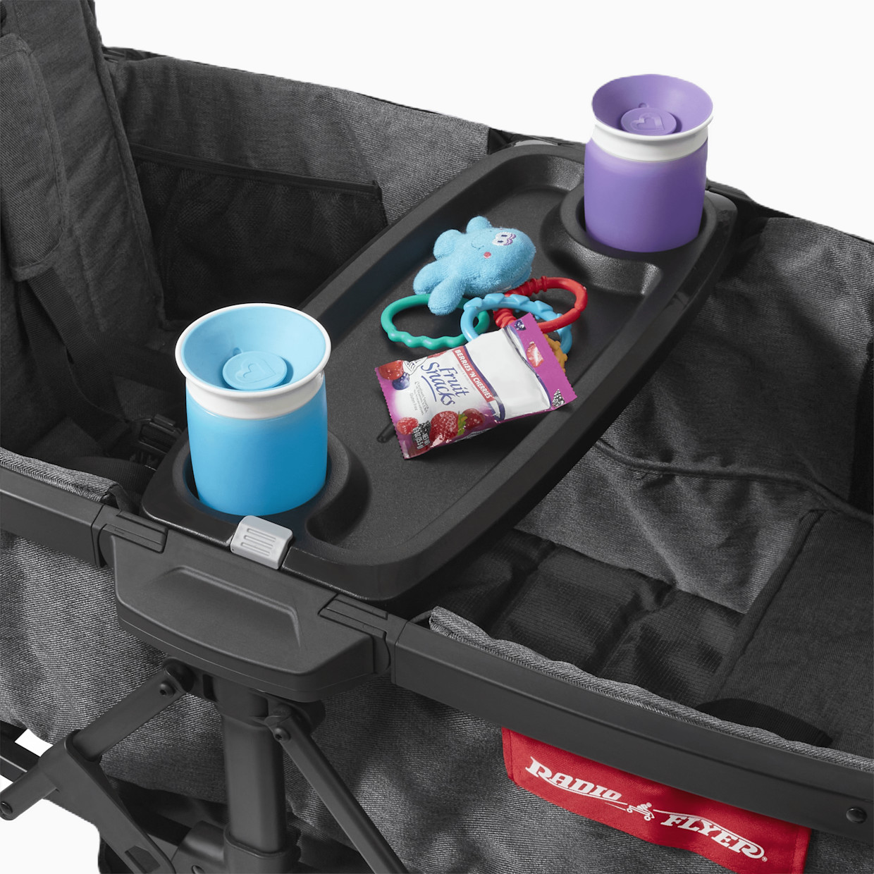 Radio Flyer Voya Stroller Wagon - Dark Grey.