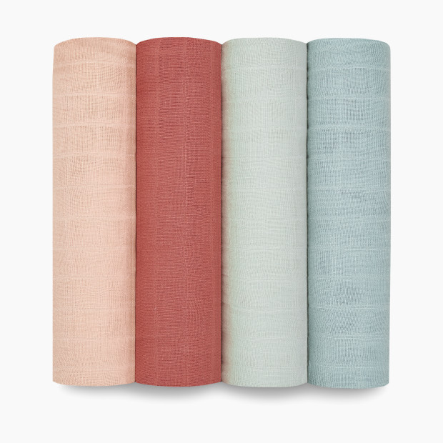 Aden + Anais Cotton Muslin Swaddle 4-Pack - Mother Earth   Organic.