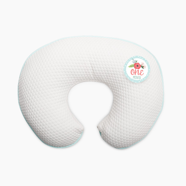 Boppy COVER ONLY: Preferred Milestones Nursing Pillow Cover - Milestone Cream.