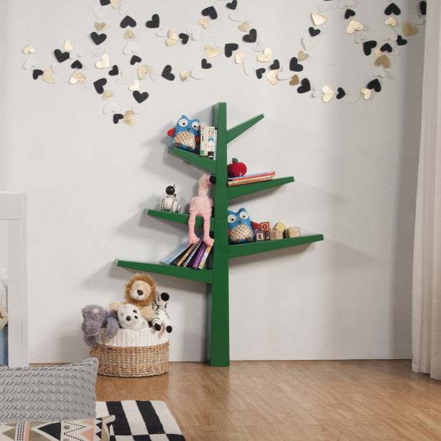 babyletto Spruce Tree Bookcase - Green.
