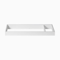 White drawer organizer with inner compartments