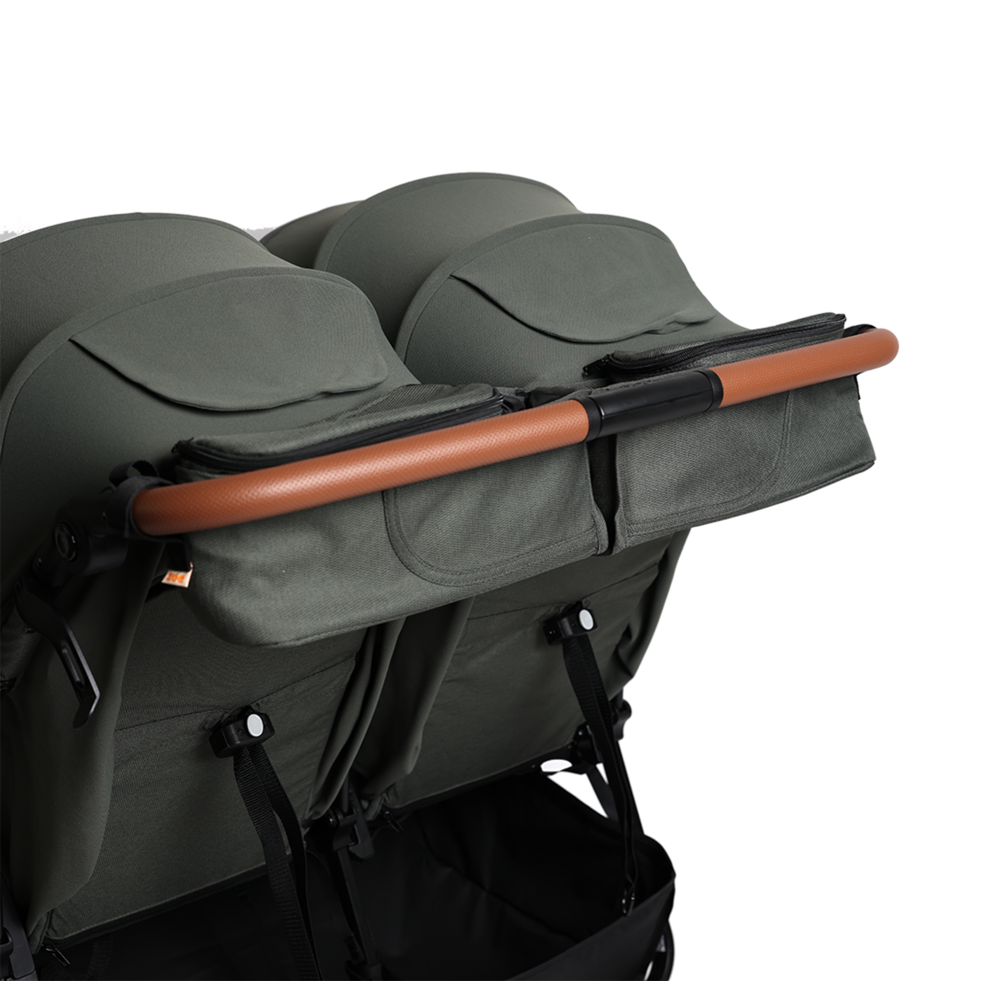 Zoe Double Stroller Organizer - Fern.