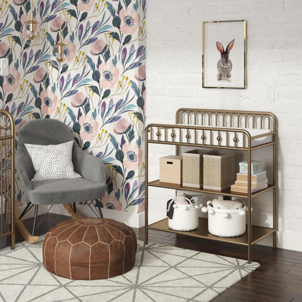 Little Seeds Monarch Hill Ivy Metal Changing Table - Gold.
