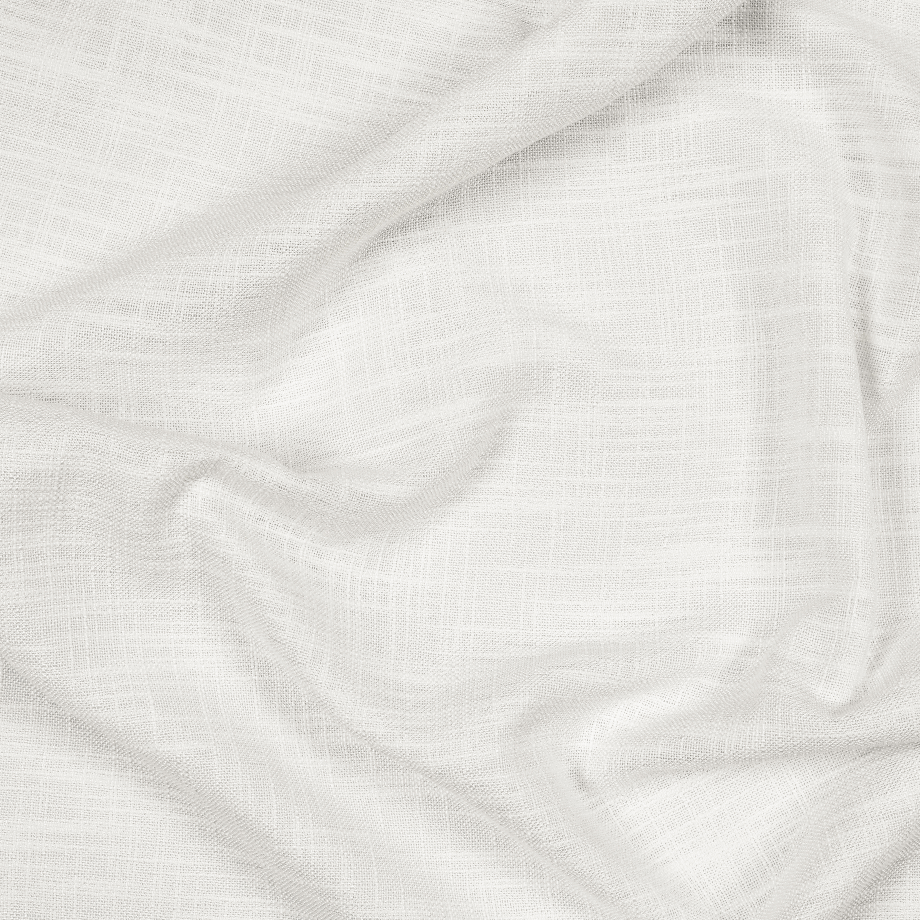 Ricardo Trading Haven Blackout Linen Curtain Panel - White, 52"W X 108"L.