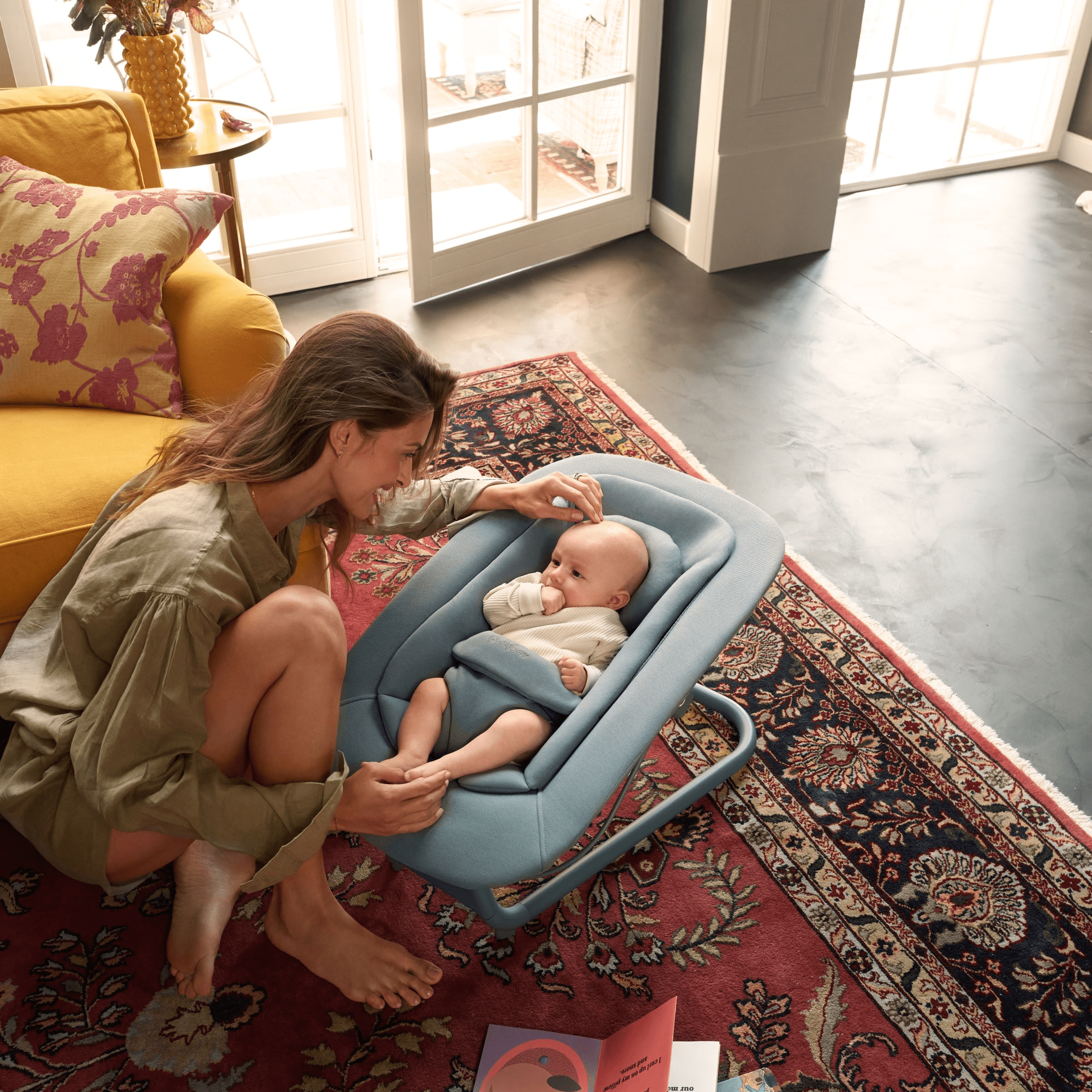 Cybex LEMO 2 Bouncer - Canvas White.