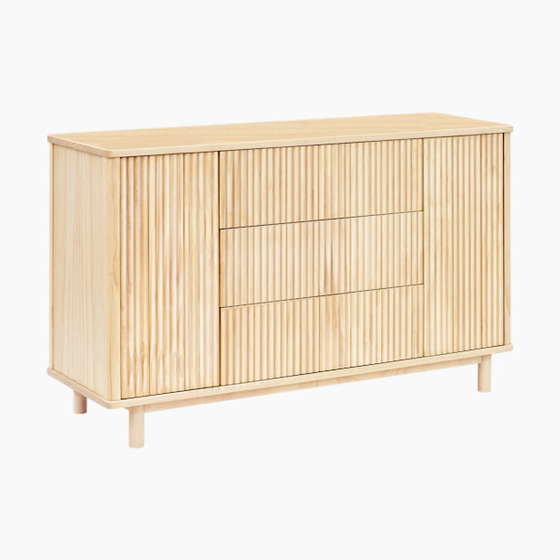 babyletto Pogo Tambour Assembled Dresser - Blonde.