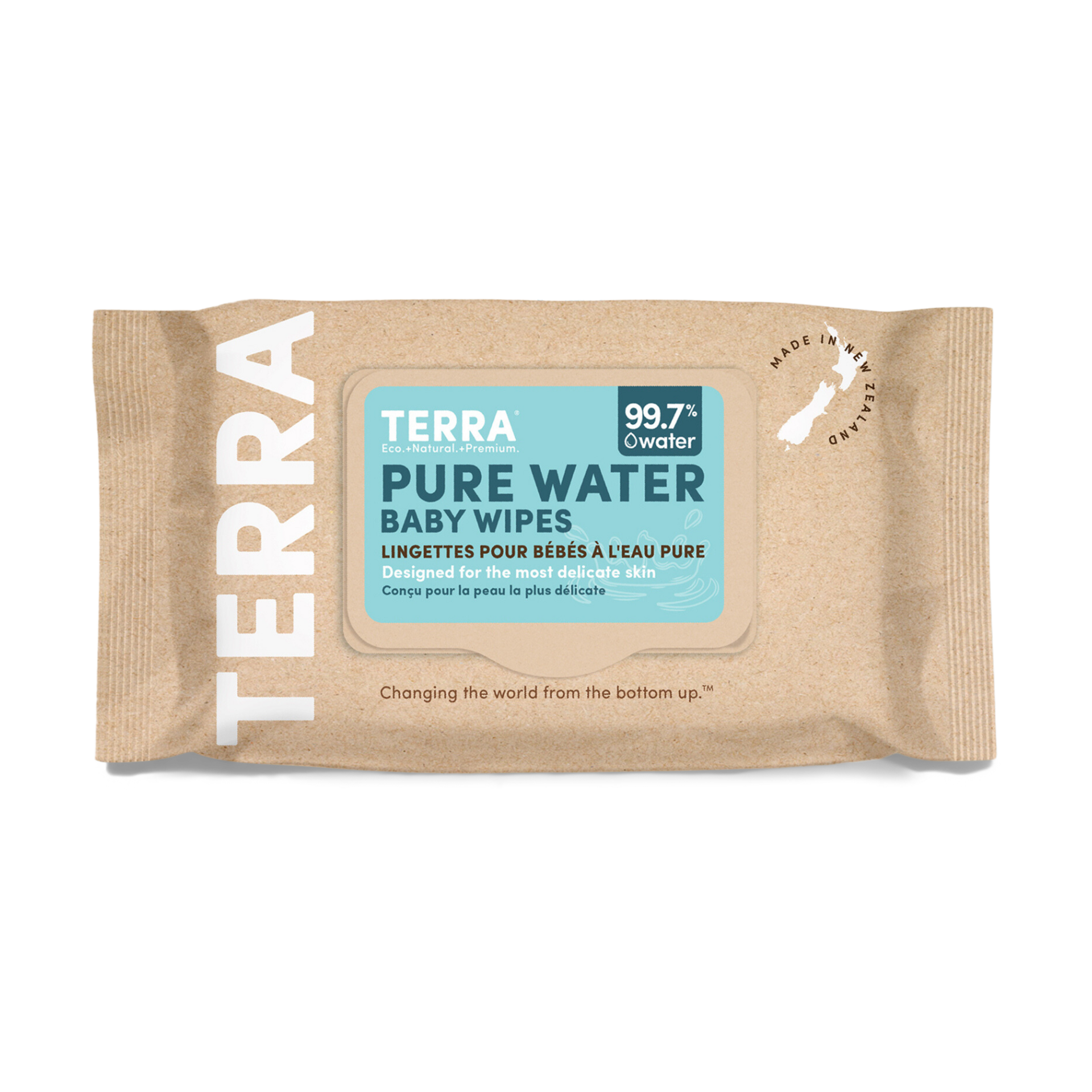 Terra Pure Water Baby Wipes (840 Pack) - 840.