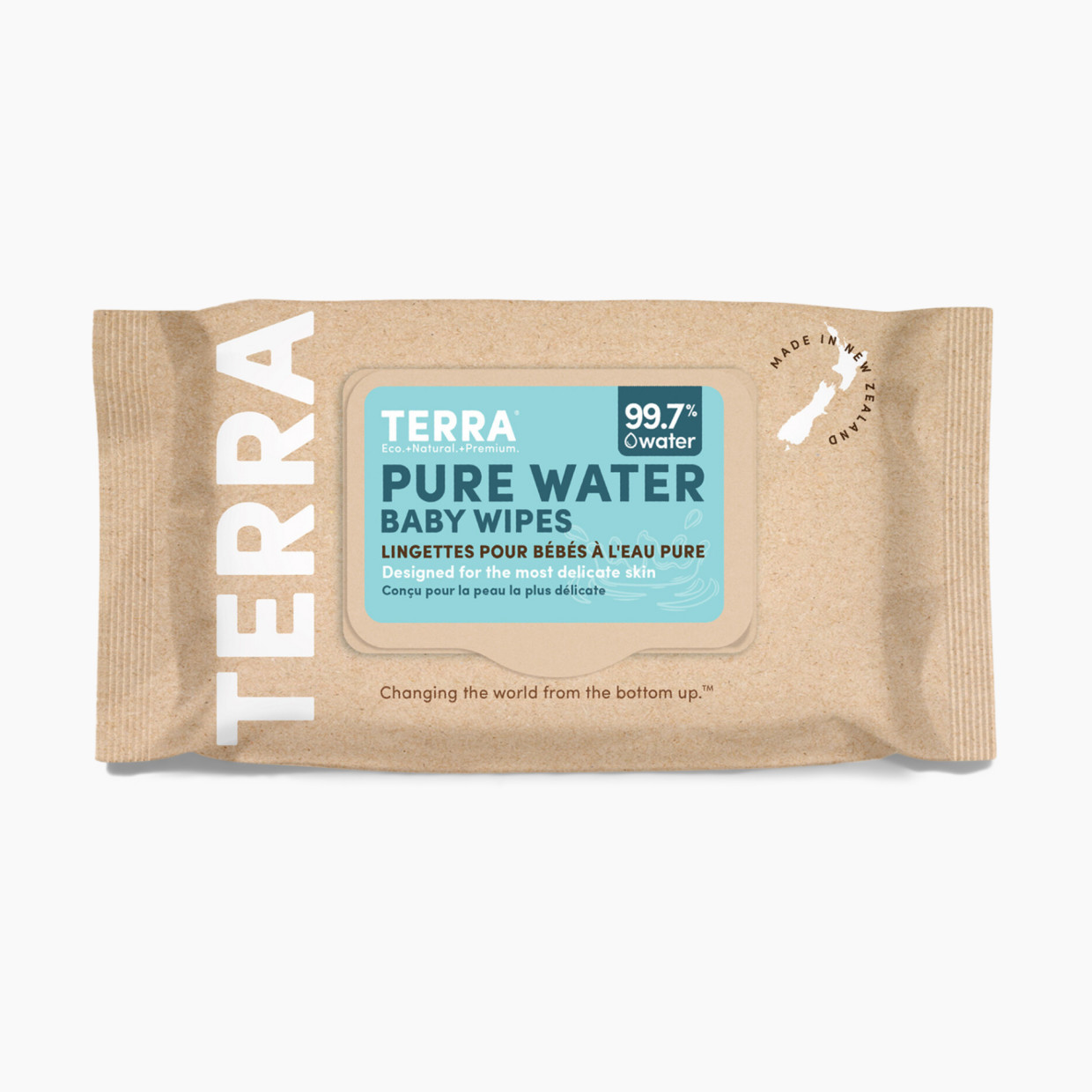 Terra Pure Water Baby Wipes (840 Pack) - 840.