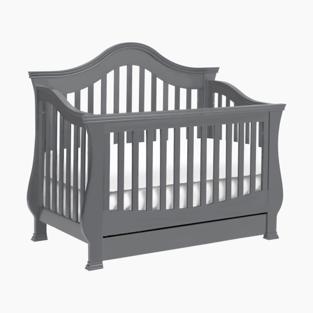 Namesake Ashbury 4-in-1 Convertible Crib with Toddler Bed Conversion Kit - Manor Grey.