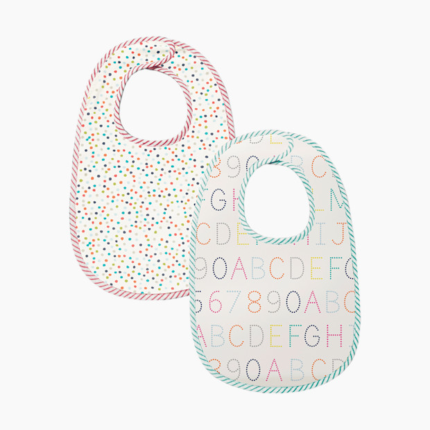 Pehr Bib Set (2 Pack) - Multi Alphabet.