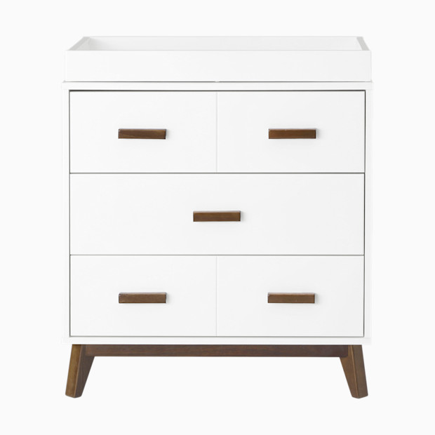 babyletto Scoot 3-Drawer Changer Dresser with Removable Changing Tray.