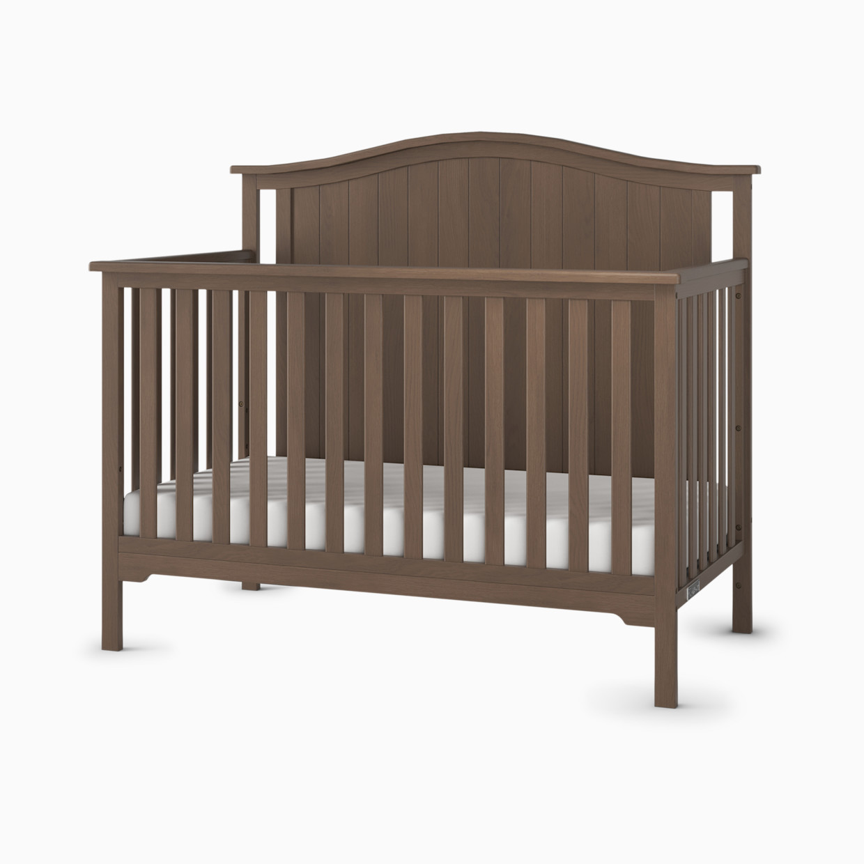 Child Craft Hampton Arch Top 4-In-1 Convertible Crib - Dusty Heather.