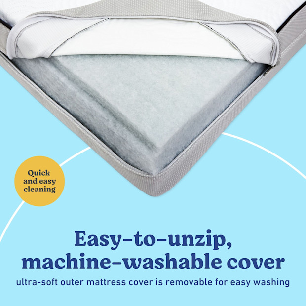Graco Essentials 6-Inch Dual-Sided Crib & Toddler Mattress.