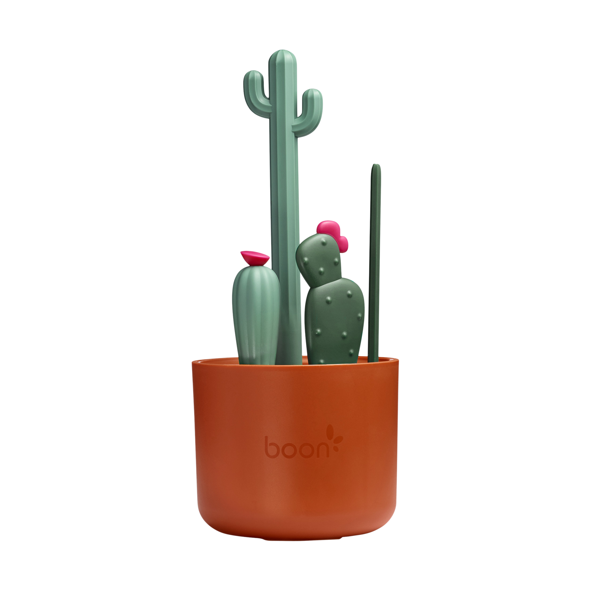 Boon Cacti 4-Piece Bottle Cleaning Brush Set.