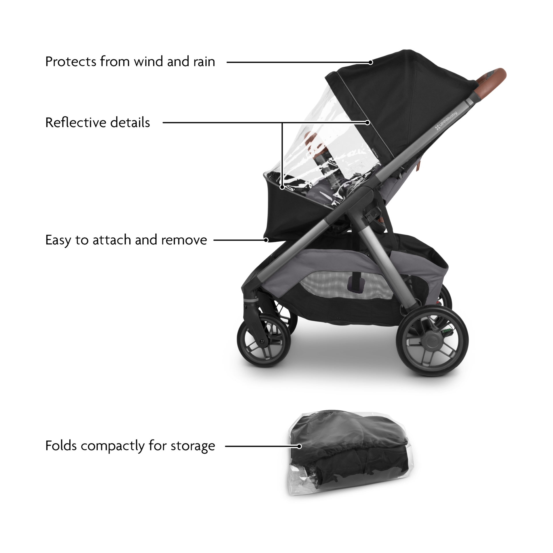 UPPAbaby Performance Rainshield for Kona.