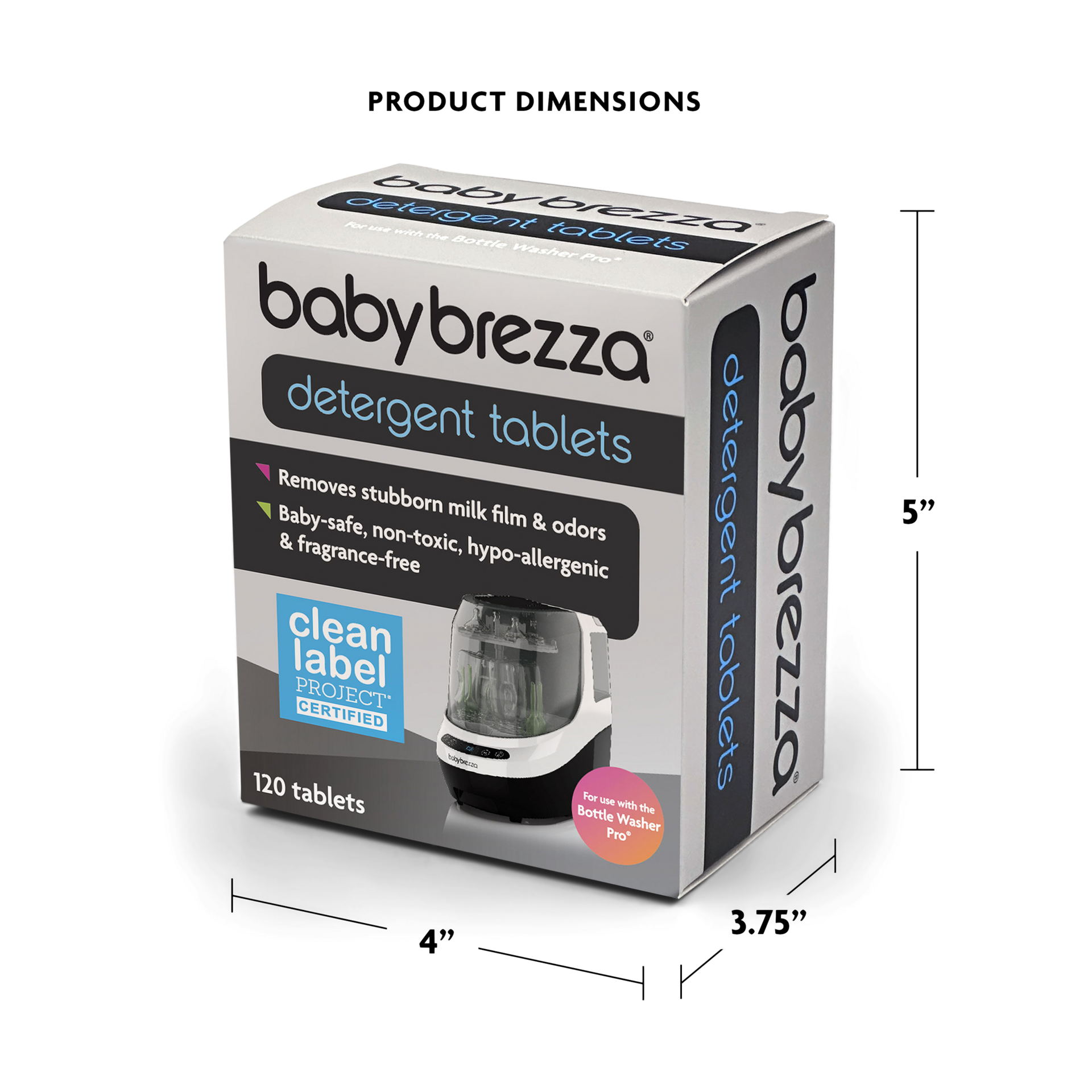 Baby Brezza Bottle Washer Pro Detergent Tablets - 120.