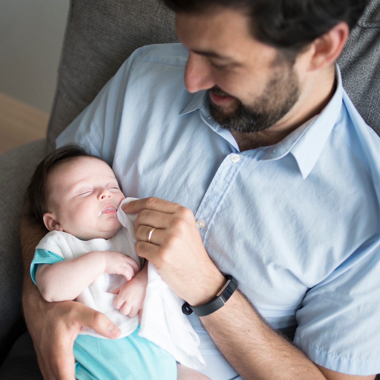 GREEN SPROUTS Muslin Cloths (5 Pack) - White.