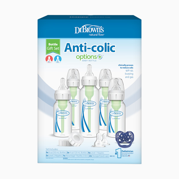 Anti-colic Options+ Narrow Baby Bottle Gift Set.