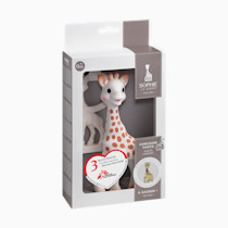 Sophie la girafe, Award Set | Includes Sophie la girafe, a Sophie la girafe Mini Teether & Photo Instructions | Handcrafted for 60 Years in France | Natural Rubber | Designed for Teething Babies