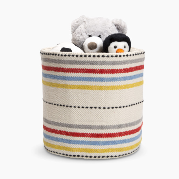 Delta Children Handwoven Storage Basket - Bright Stripes.