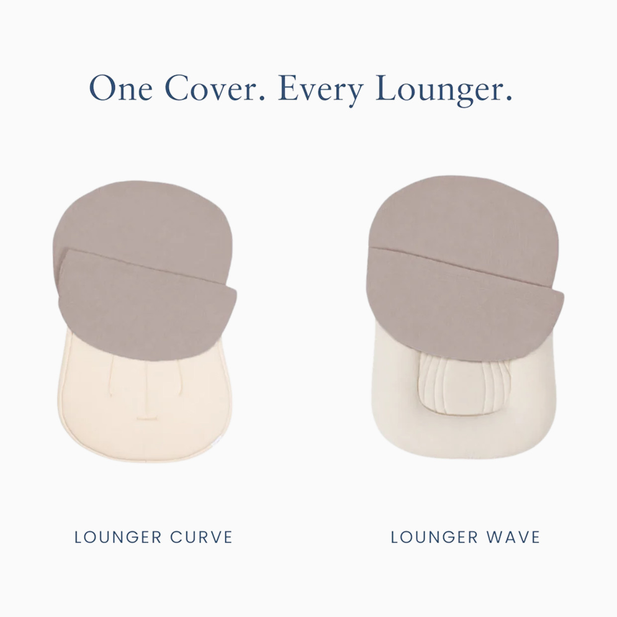 Snuggle Me Organic Infant Lounger Muslin Cover - Birch.