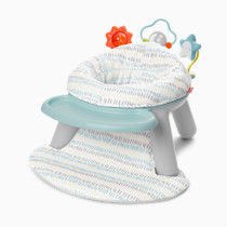 Skip Hop 2-in-1 Sit-up Activity Baby Chair, Silver Lining Cloud