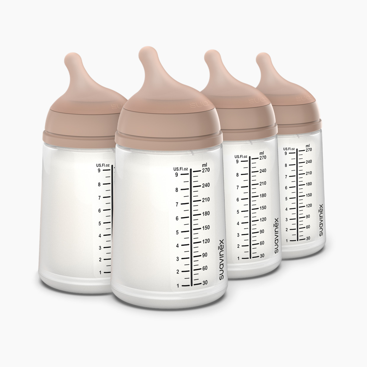 Suavinex Zero Zero Anti-Colic Bottle - Medium, 9 Oz, 4.