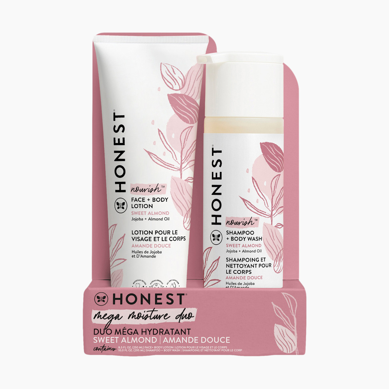 The Honest Company Wash and Lotion Bundle - Nourish (Sweet Almond).