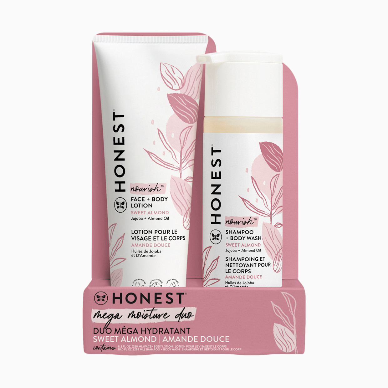 The Honest Company Wash and Lotion Bundle - Nourish (Sweet Almond).