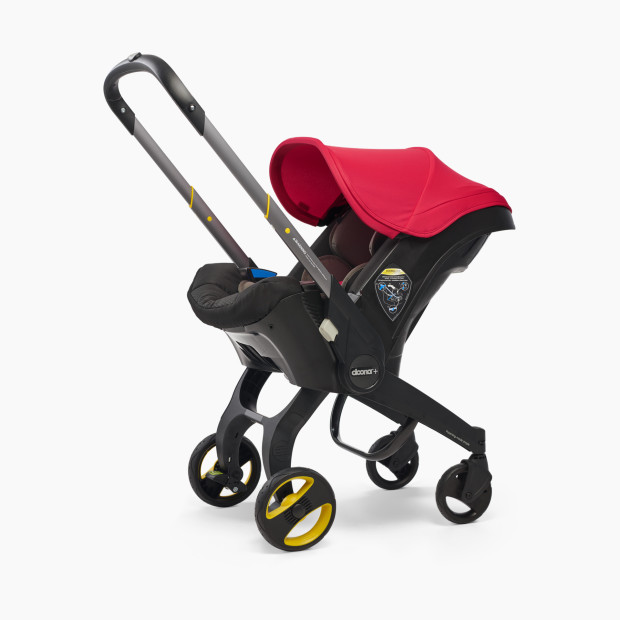Doona Infant Car Seat & Stroller - Flame Red.