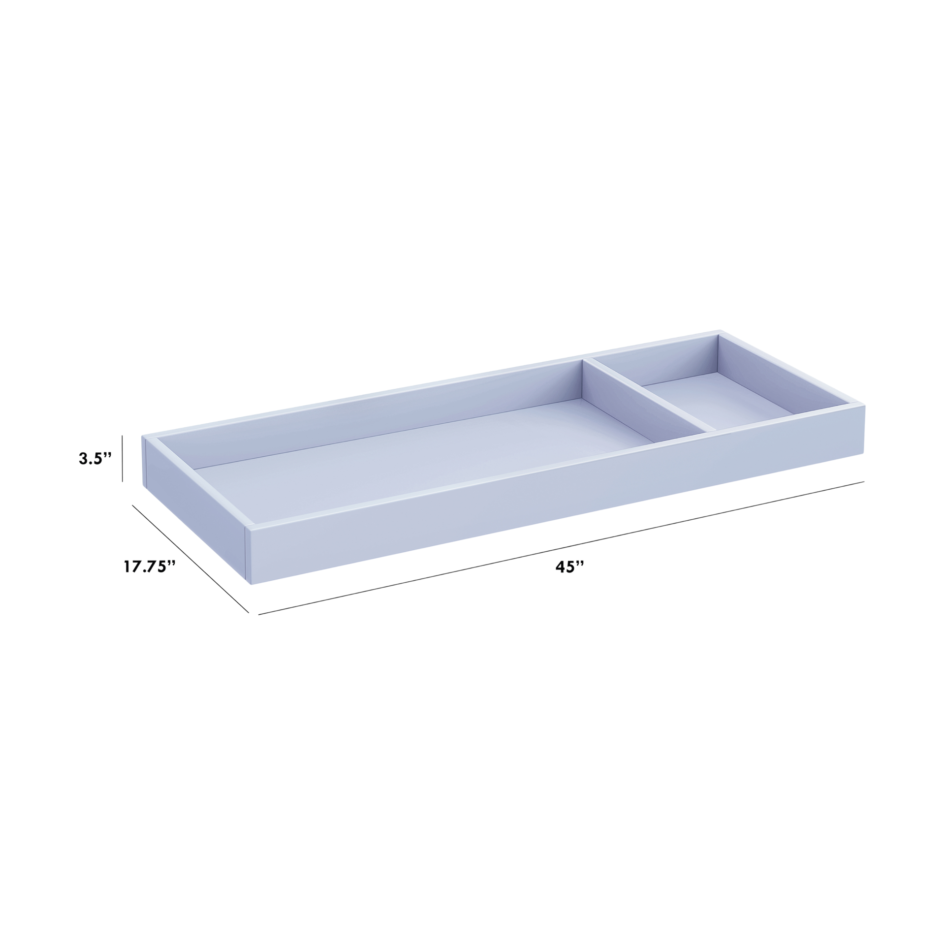 daVinci Universal Wide Removable Changing Tray - Powder Blue.