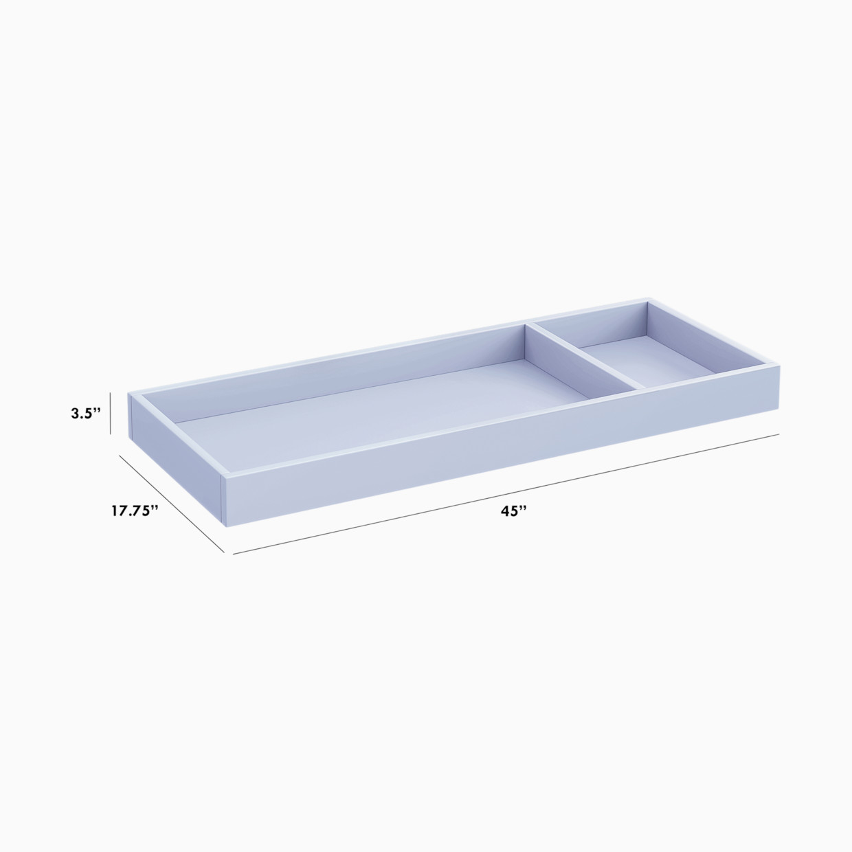 daVinci Universal Wide Removable Changing Tray - Powder Blue.