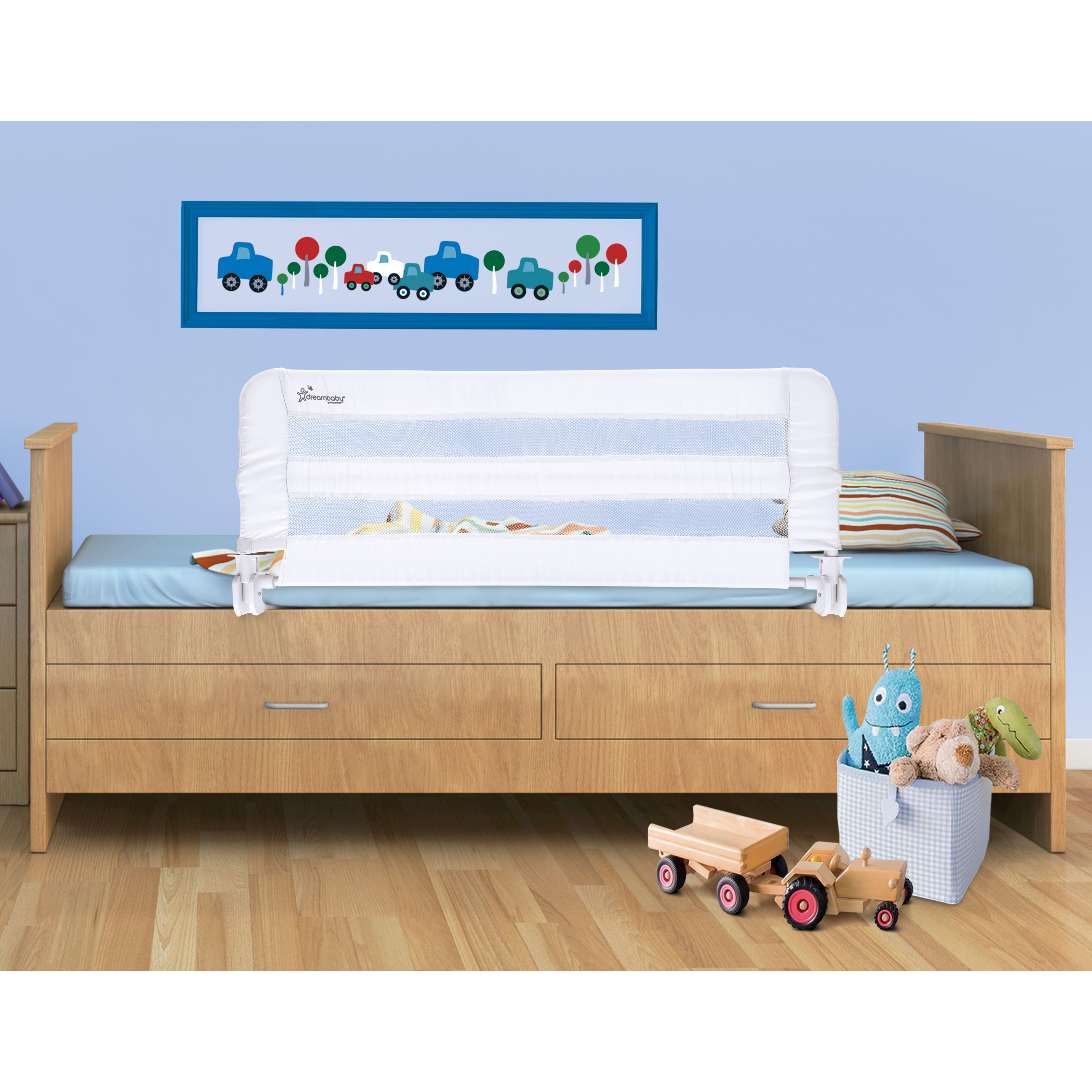 Dreambaby Savoy Fold Down Bed Rail for Boxspring Beds.