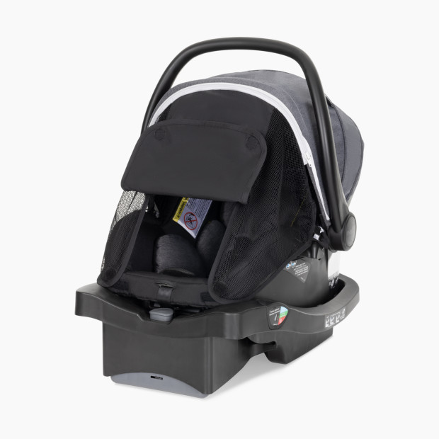 Evenflo Pivot Vizor Travel System with LiteMax Infant Car Seat - Chasse Black.