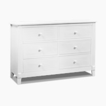 Sorelle Furniture Berkley Baby Dresser – Nursery Furniture with Drawers for Kids' Bedroom, Nightstand for Child’s and Infant Room - White