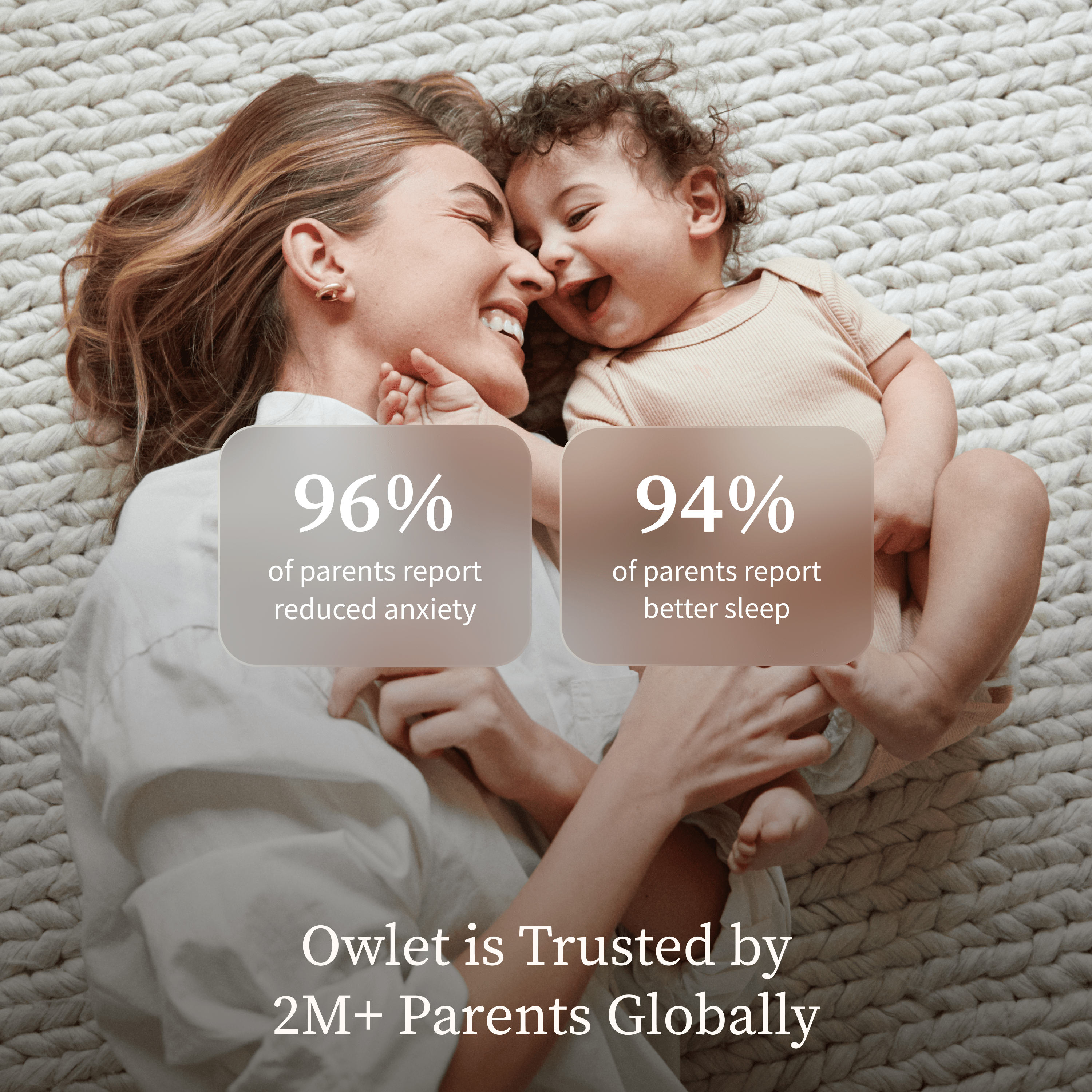 Owlet Dream Duo (Gen 3) Smart Baby Monitoring Bundle - Sweet Clementine.