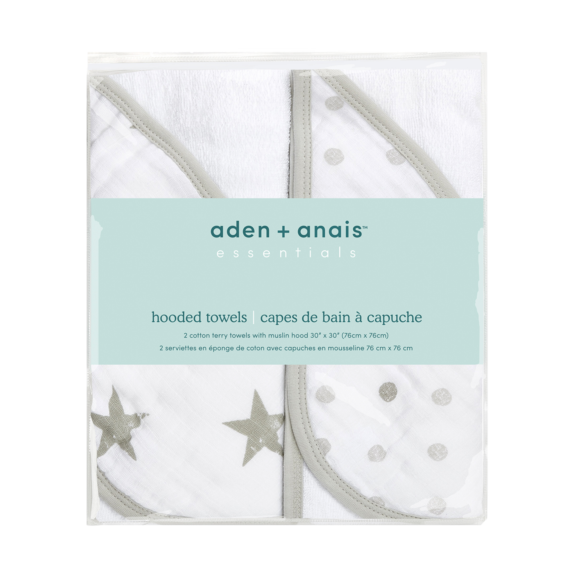 Aden + Anais Hooded Towel 2 Pack.
