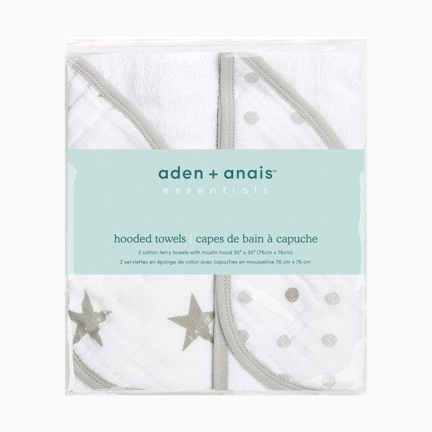 Aden + Anais Hooded Towel 2 Pack - Dusty.