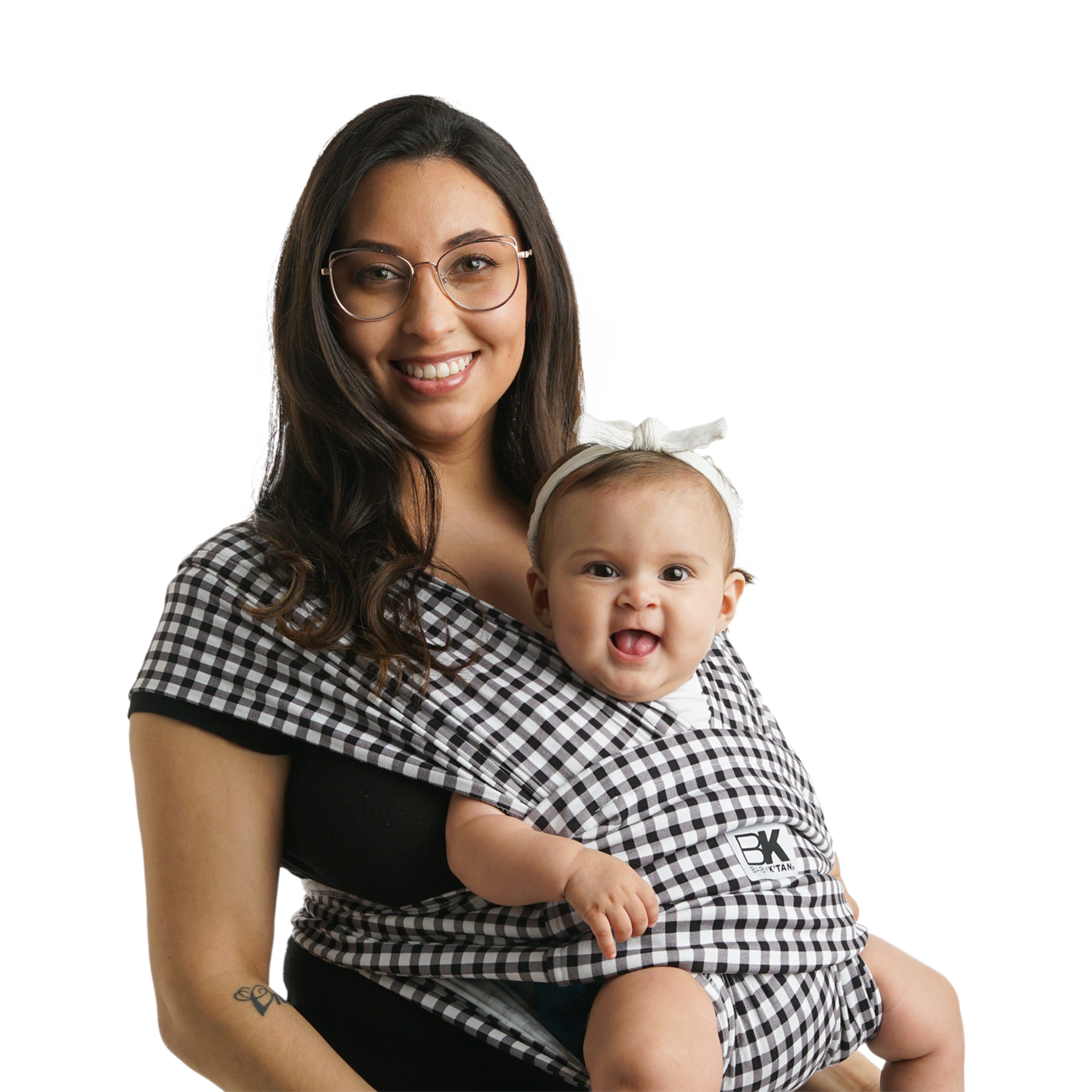 Baby K'tan Print Baby Wrap Carrier Gingham, XxSmall Babylist Shop