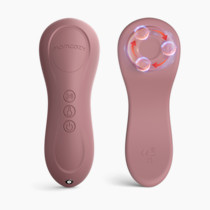 Momcozy Rolling Lactation Massager with Heat, 3-in-1 Real-Like Massage for Relieve Clogged Ducts, Breast Massager Warming for Breastfeeding, Improve Milk Flow, Dusty Rose