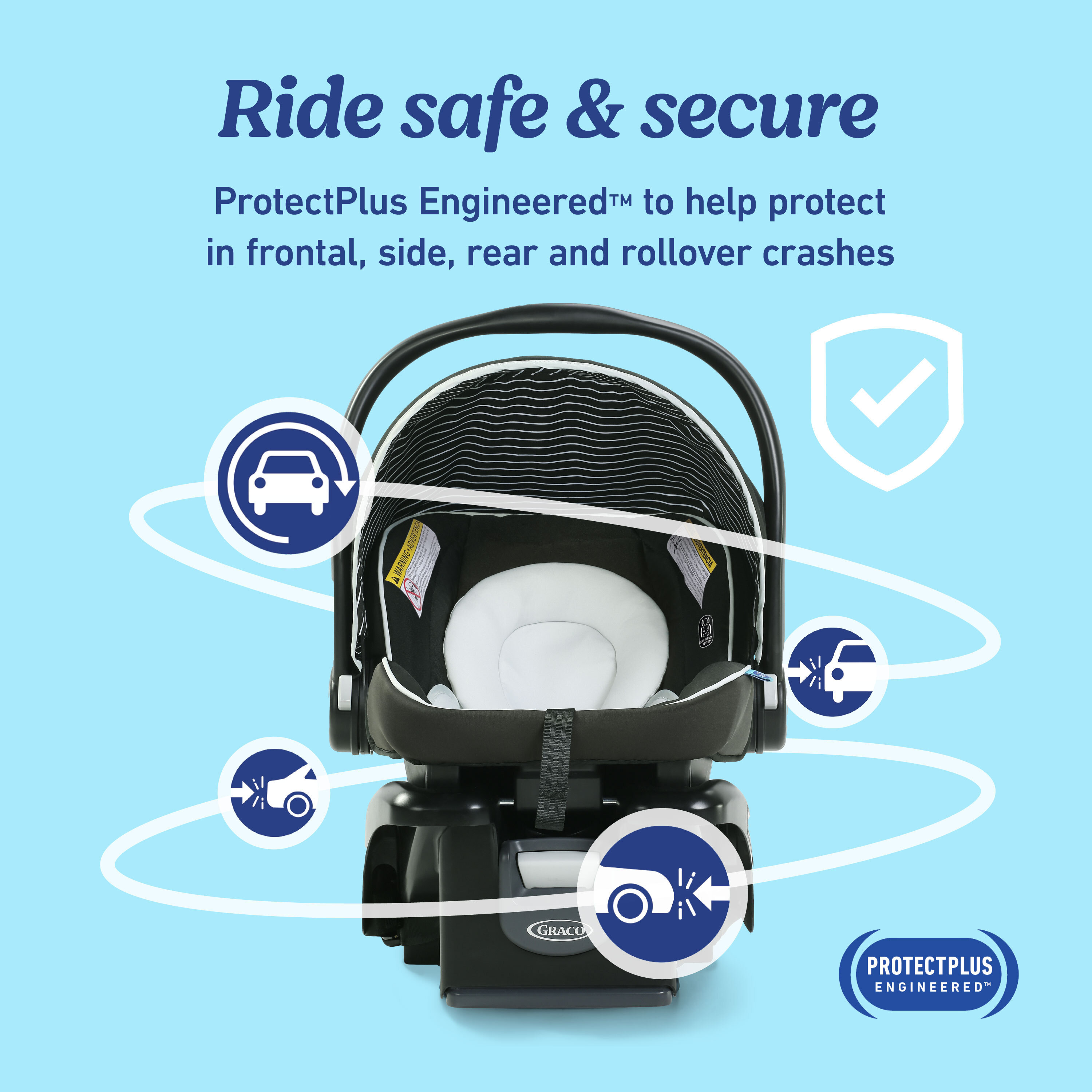 Graco SnugRide SnugFit DLX Infant Car Seat.
