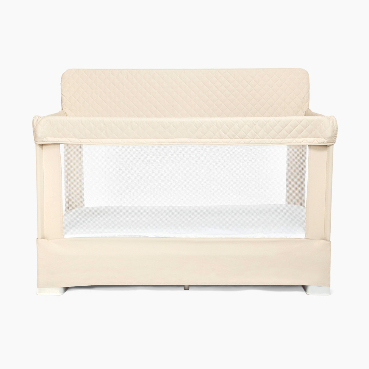 Baby Delight Lunaire Full-Size Mesh Crib & Playard - Organic Oat.