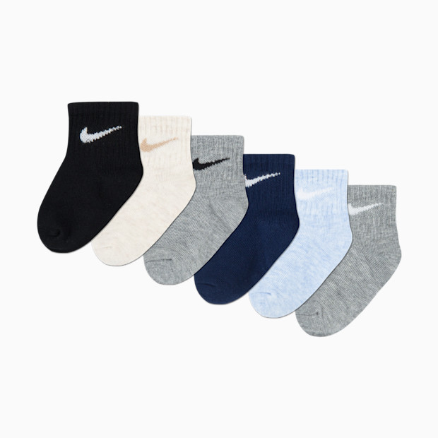 Nike Swoosh Ankle Socks (6 Pack).