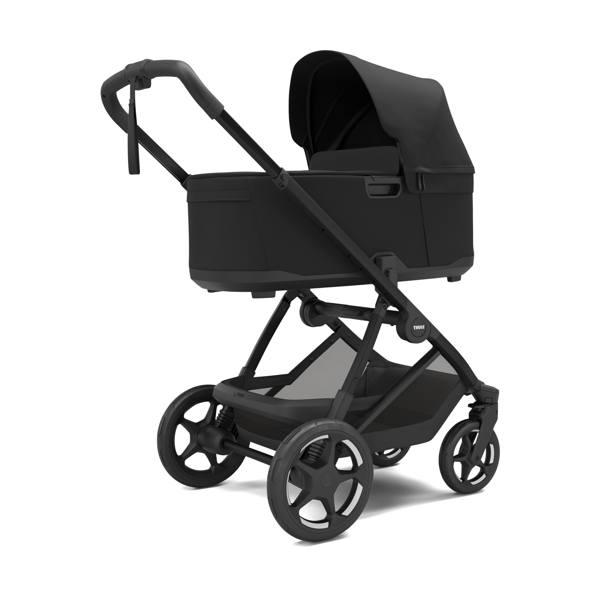 Thule Charm Stroller + Bassinet - Black.
