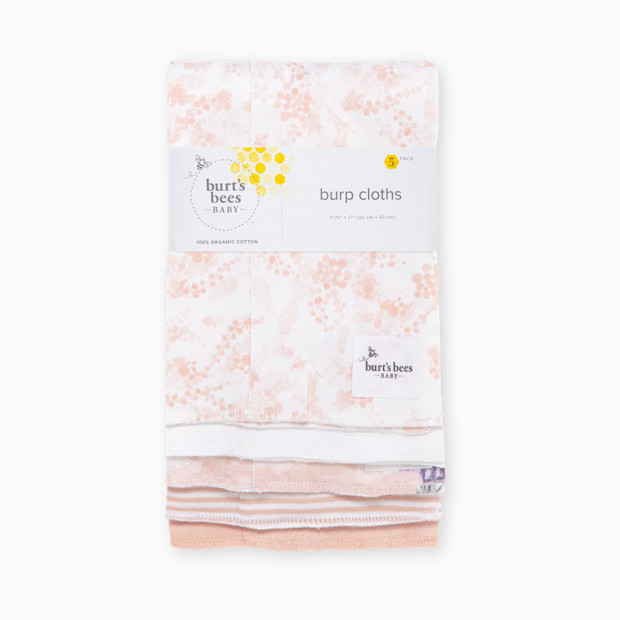 Burt's Bees Baby Organic Burp Cloth (5 Pack).