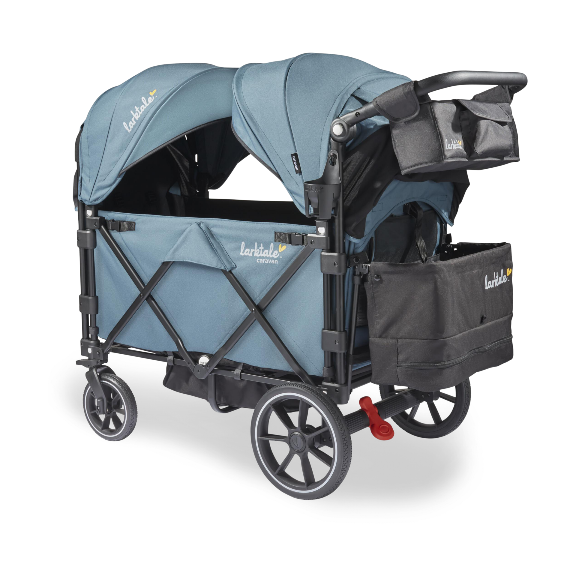 Larktale Caravan V3 Stroller Wagon - Seaford Blue.